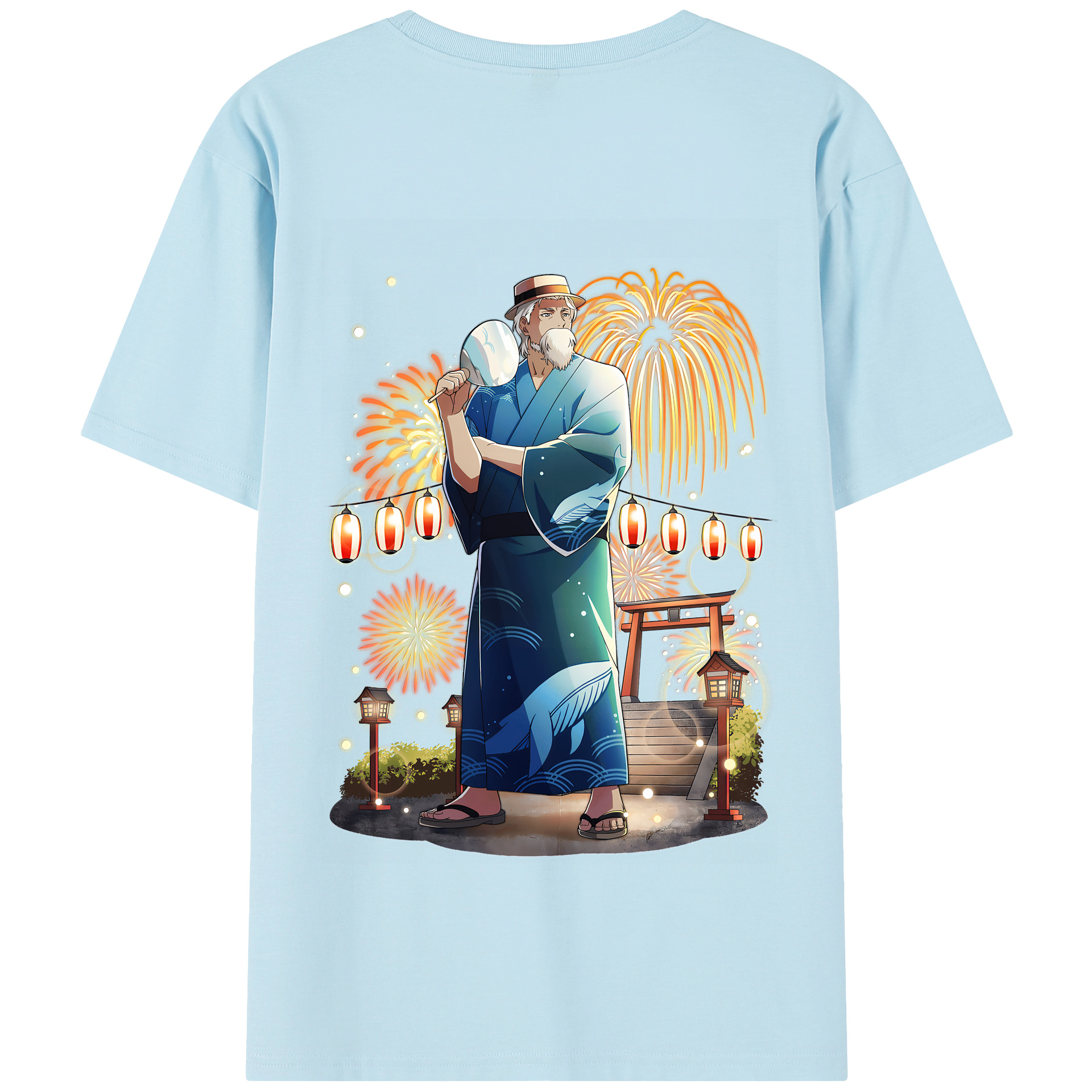 （画像用） 文豪ストレイドッグス Bungo Stray Dogs 綿100％半袖Tシャツ（背面プリント）
